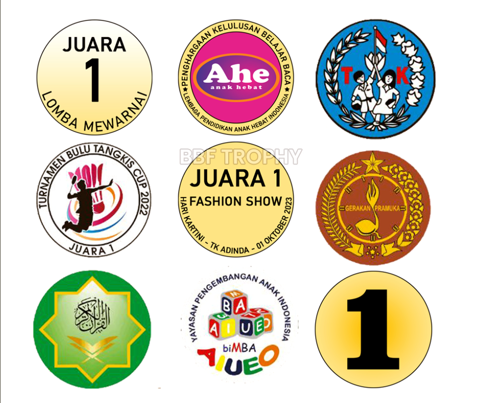 Stiker Medali